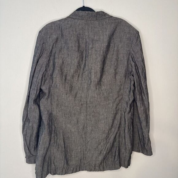 Designrer Yohji Yamamoto men’s Avant-Garde Linen Jacket - Picture 5 of 15